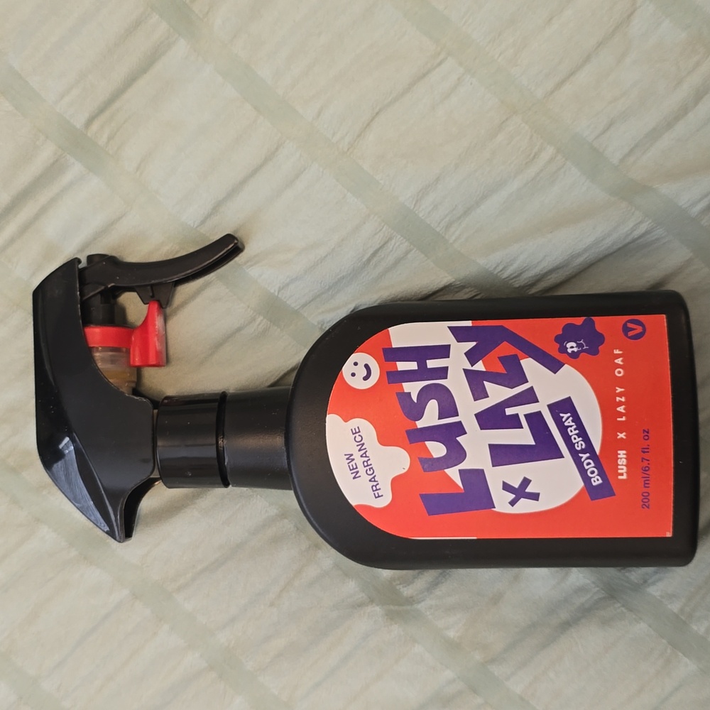 Lush x Lazy Body Spray. LAZY OAF BODY SPRAY